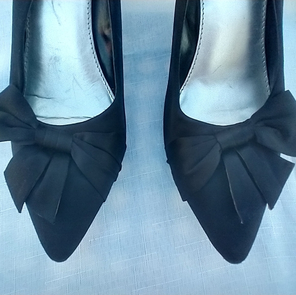 Jacqueline Ferrari Women's Heels Black Bow, 6 - Picture 8 of 15